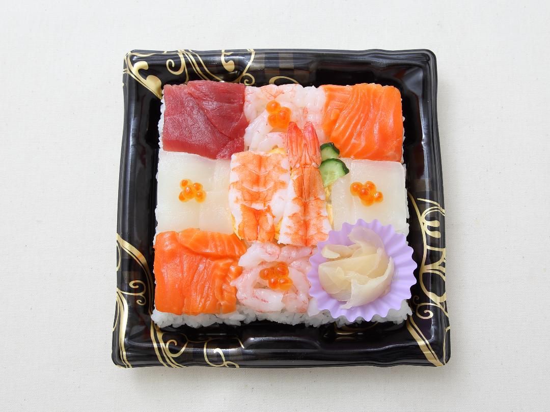 紅白モザイク寿司