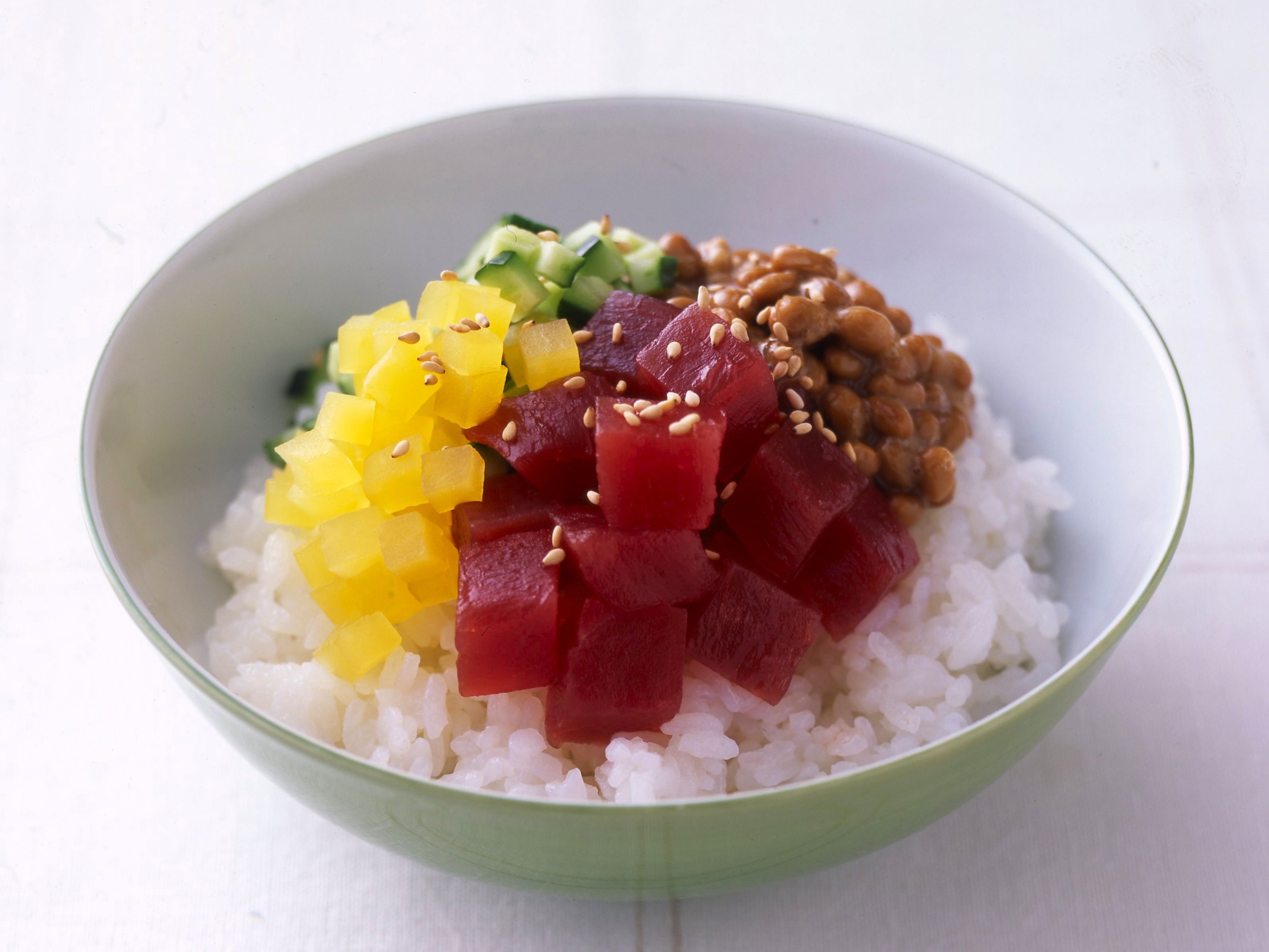 まぐろと納豆のすし丼のレシピ・作り方