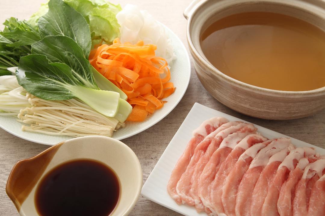 豚肉の塩ちゃんこ味つけしゃぶのレシピ・作り方
