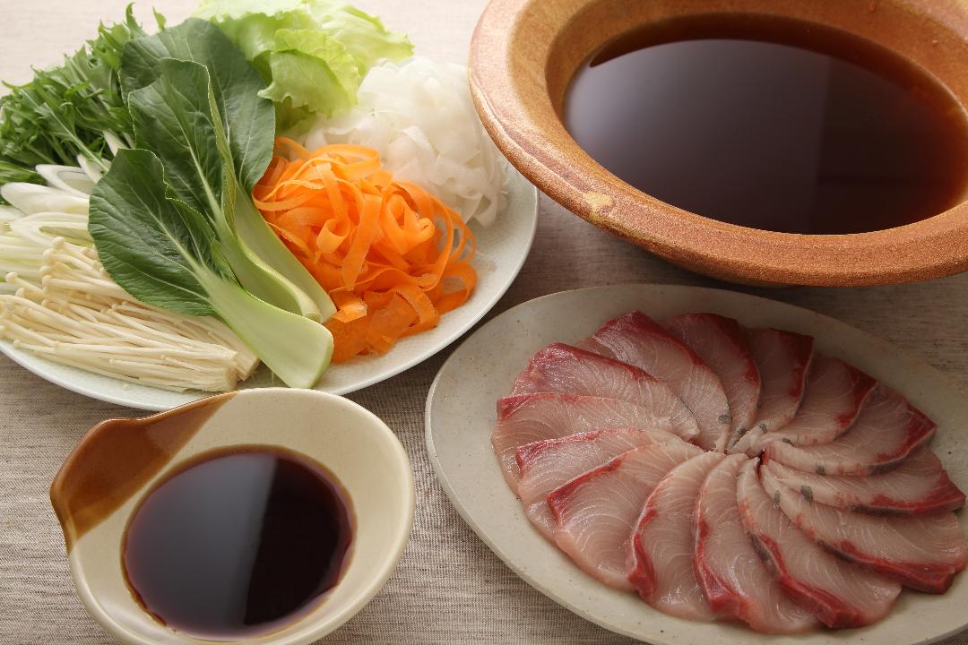 ぶりのつゆ味つけしゃぶ