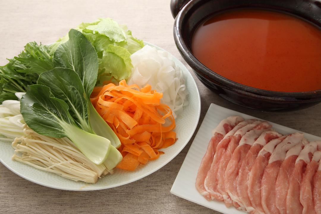 豚肉のキムチ味つけしゃぶのレシピ・作り方