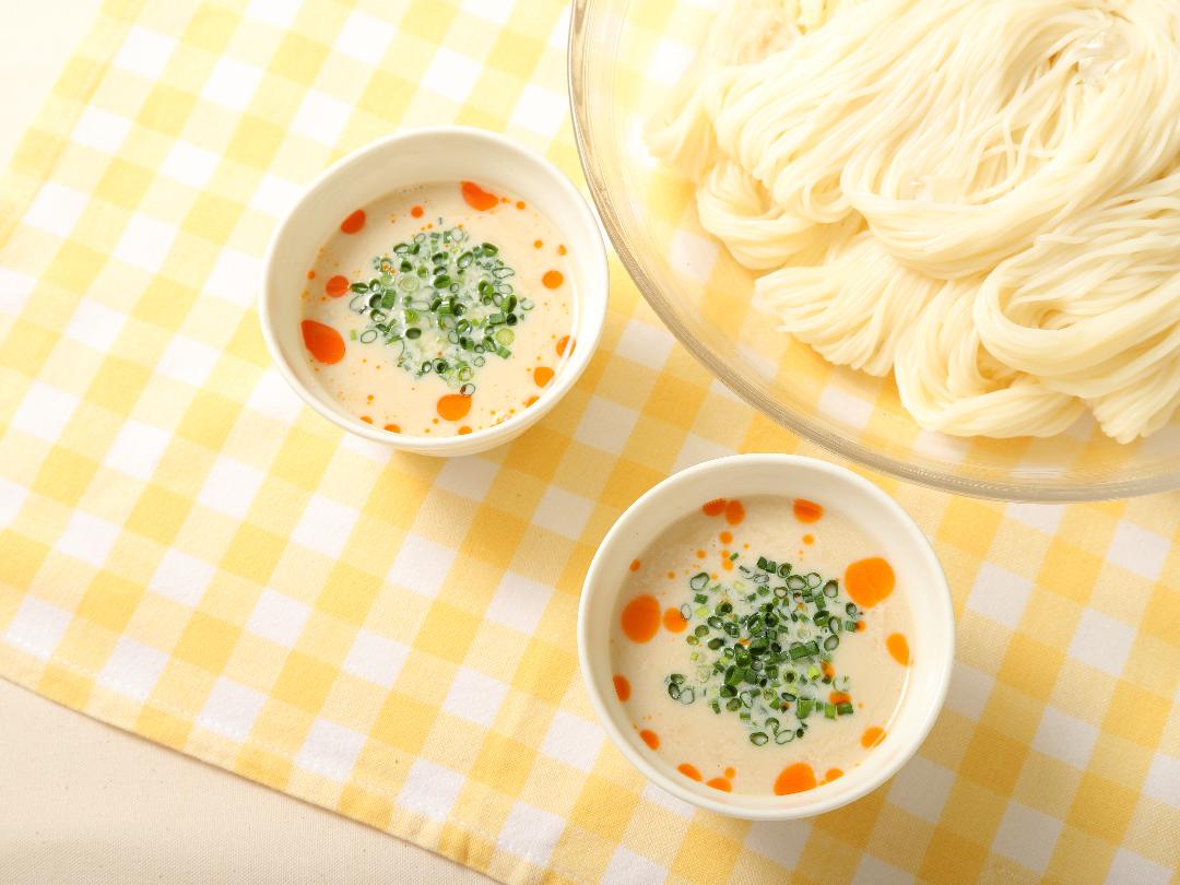 担々麺風つけそうめんのレシピ 作り方 おうちレシピ ミツカングループ