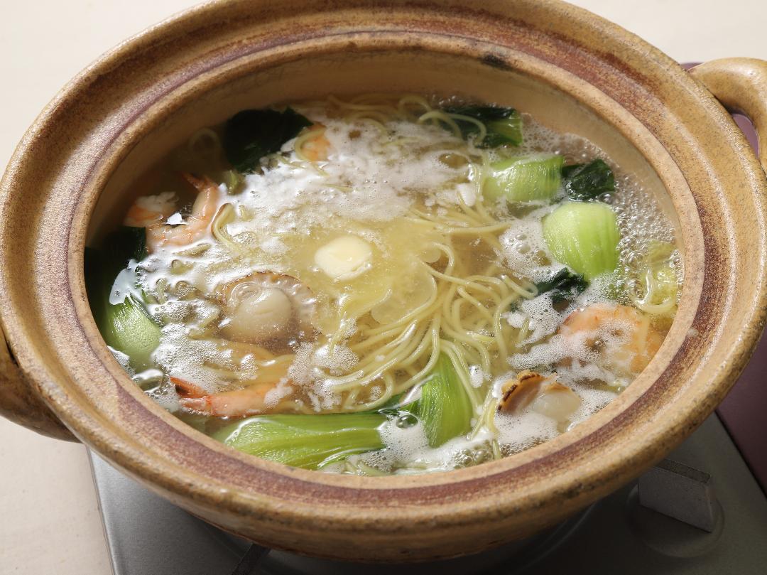 塩ちゃんこ風味の海鮮ラーメンのレシピ・作り方