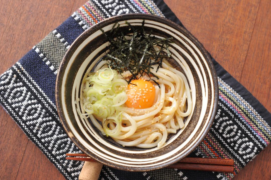 レンジで！ぶっかけさっぱり油うどん