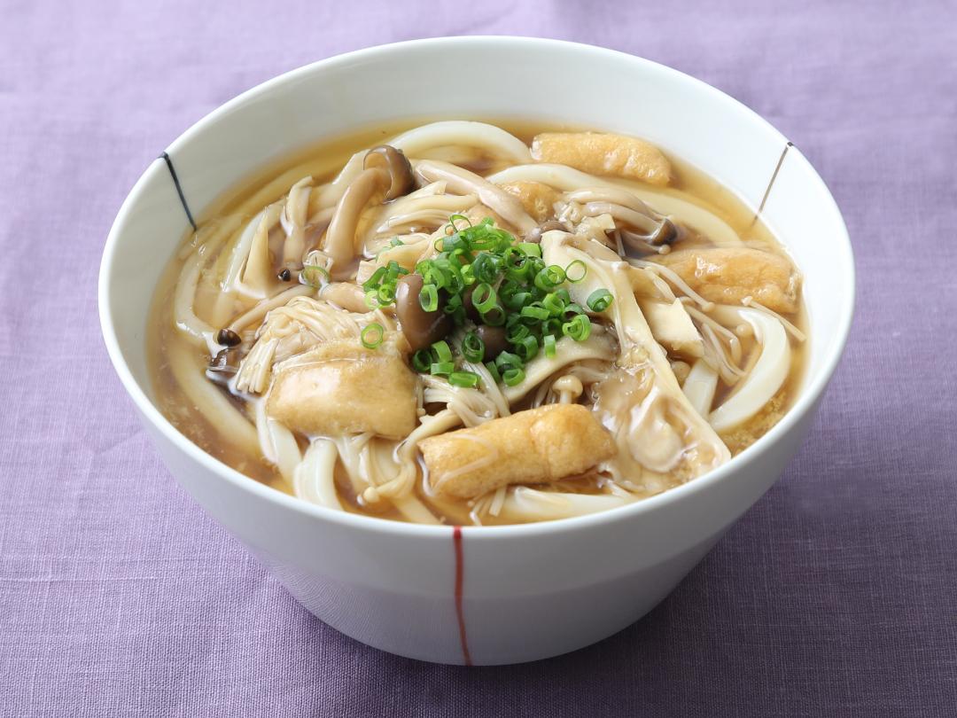 簡単！しょうがたっぷり！きのこのあんかけうどん