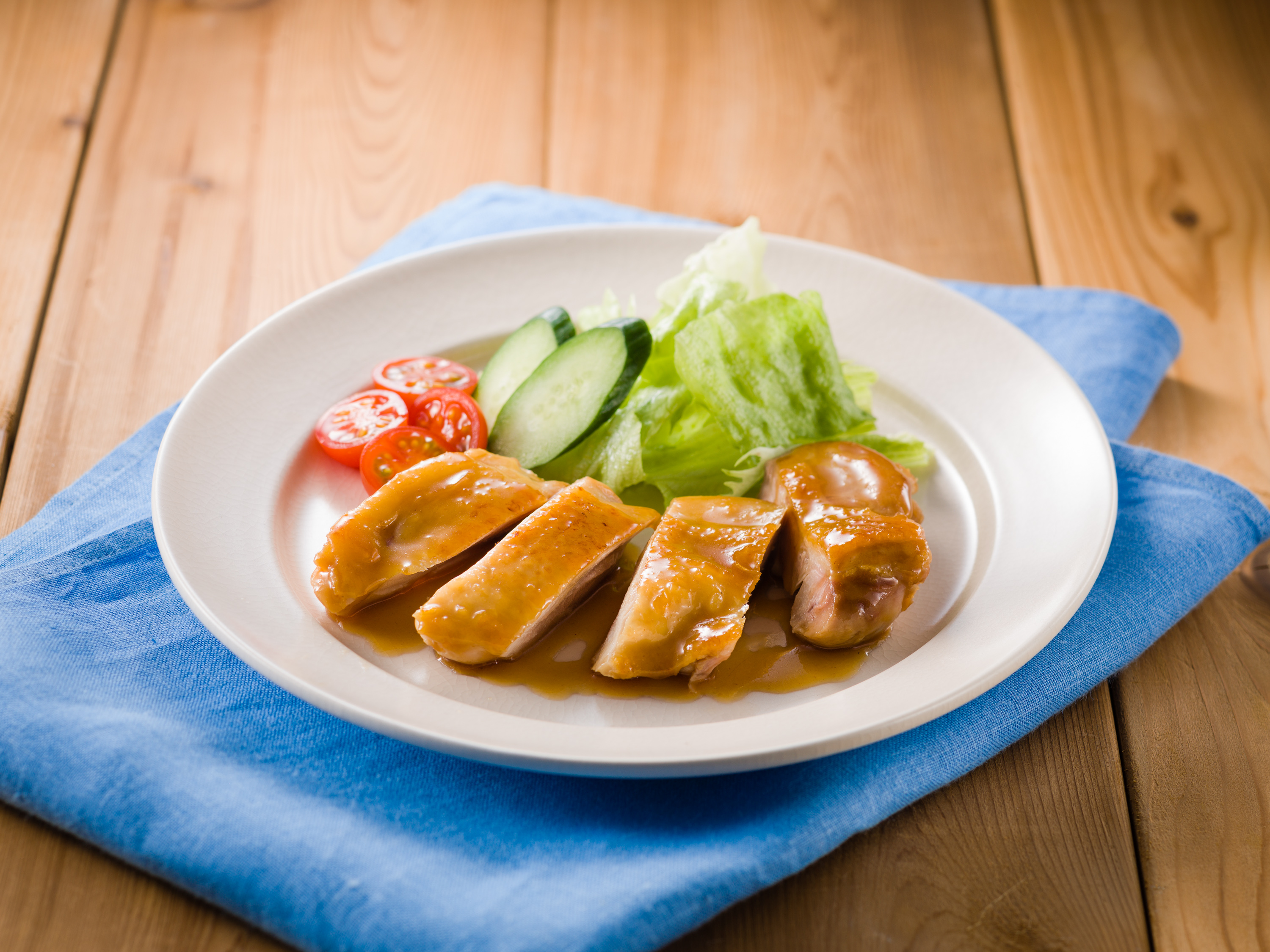 さっぱり照り焼きチキンのレシピ 作り方 レシピ ミツカン業務用商品 メニューサイト