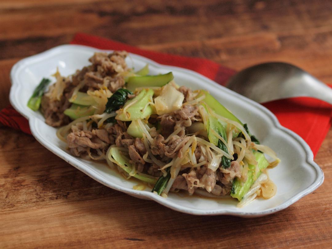 下味冷凍　豚肉と野菜のさっぱり炒め