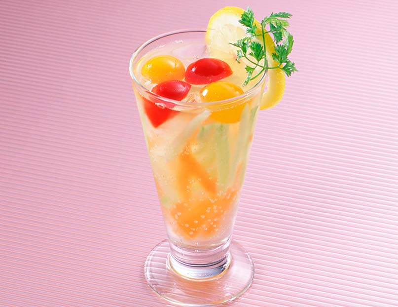 野菜とりんご酢のスカッシュ