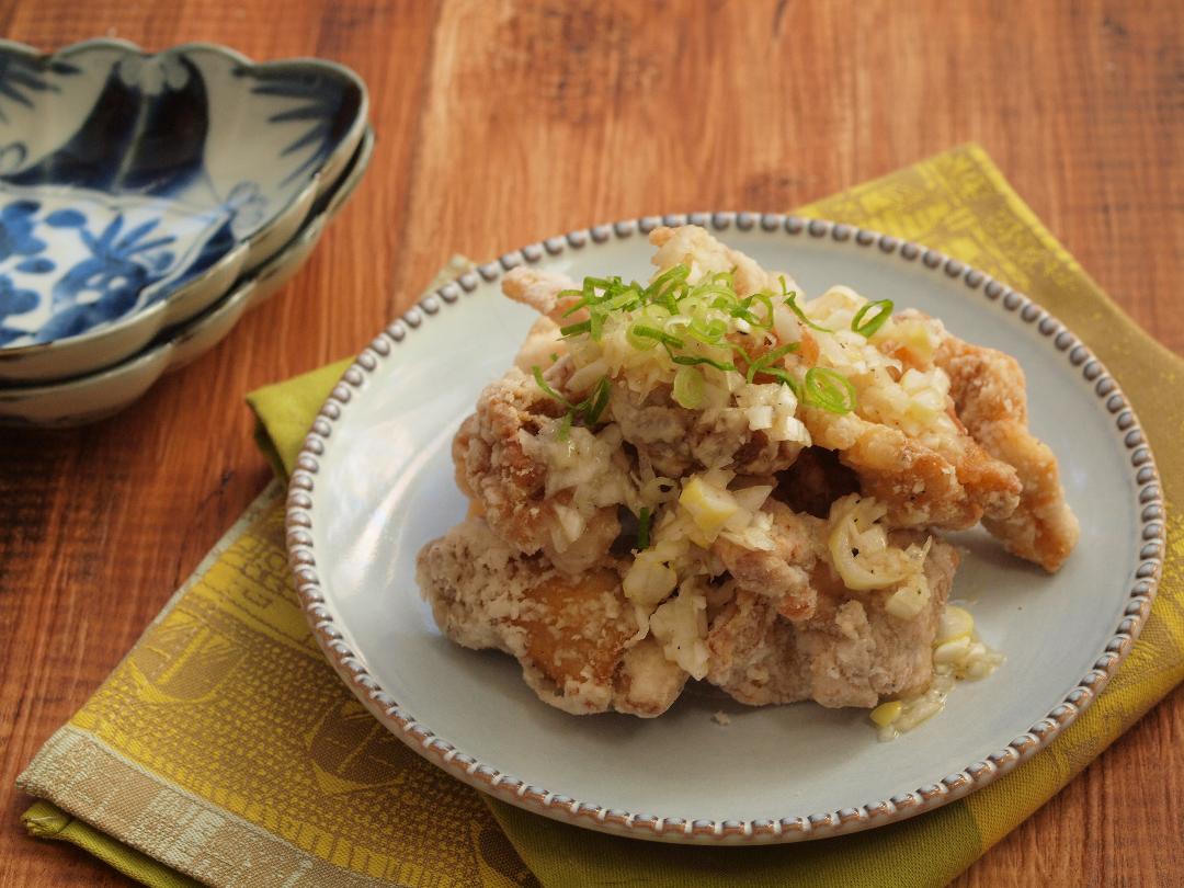 鶏のから揚げ　ネギ塩レモンタレのレシピ・作り方