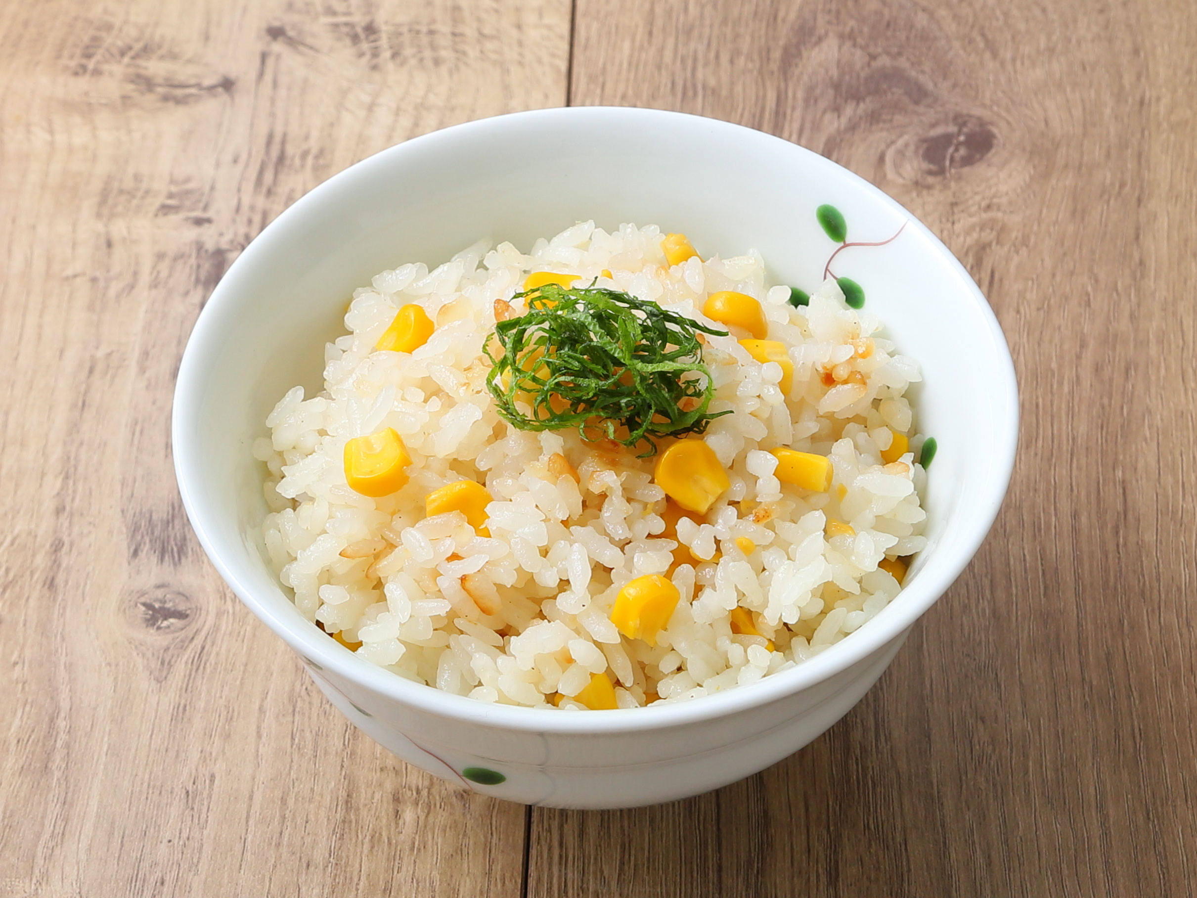 地鶏塩風味のとうもろこしご飯のレシピ・作り方