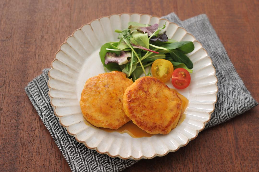 豆腐でふわふわ！照り焼きツナバーグ