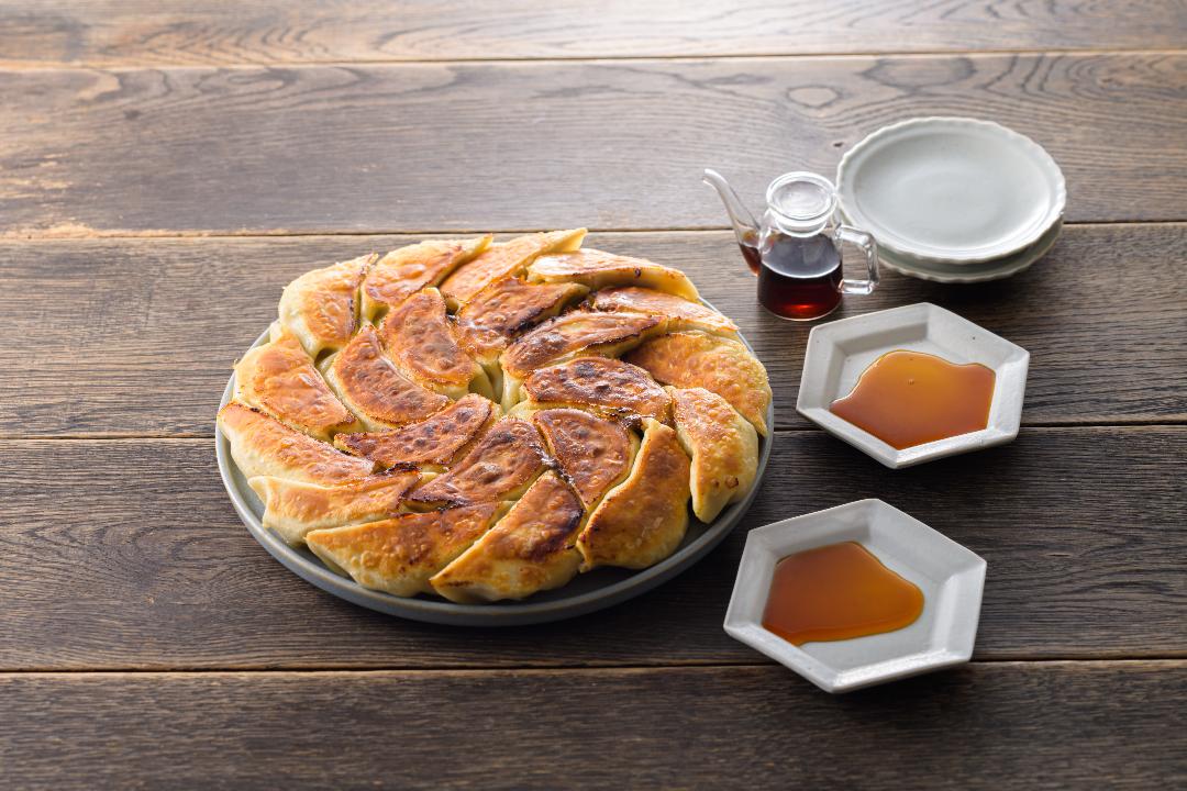 白菜たっぷり焼き餃子のレシピ・作り方