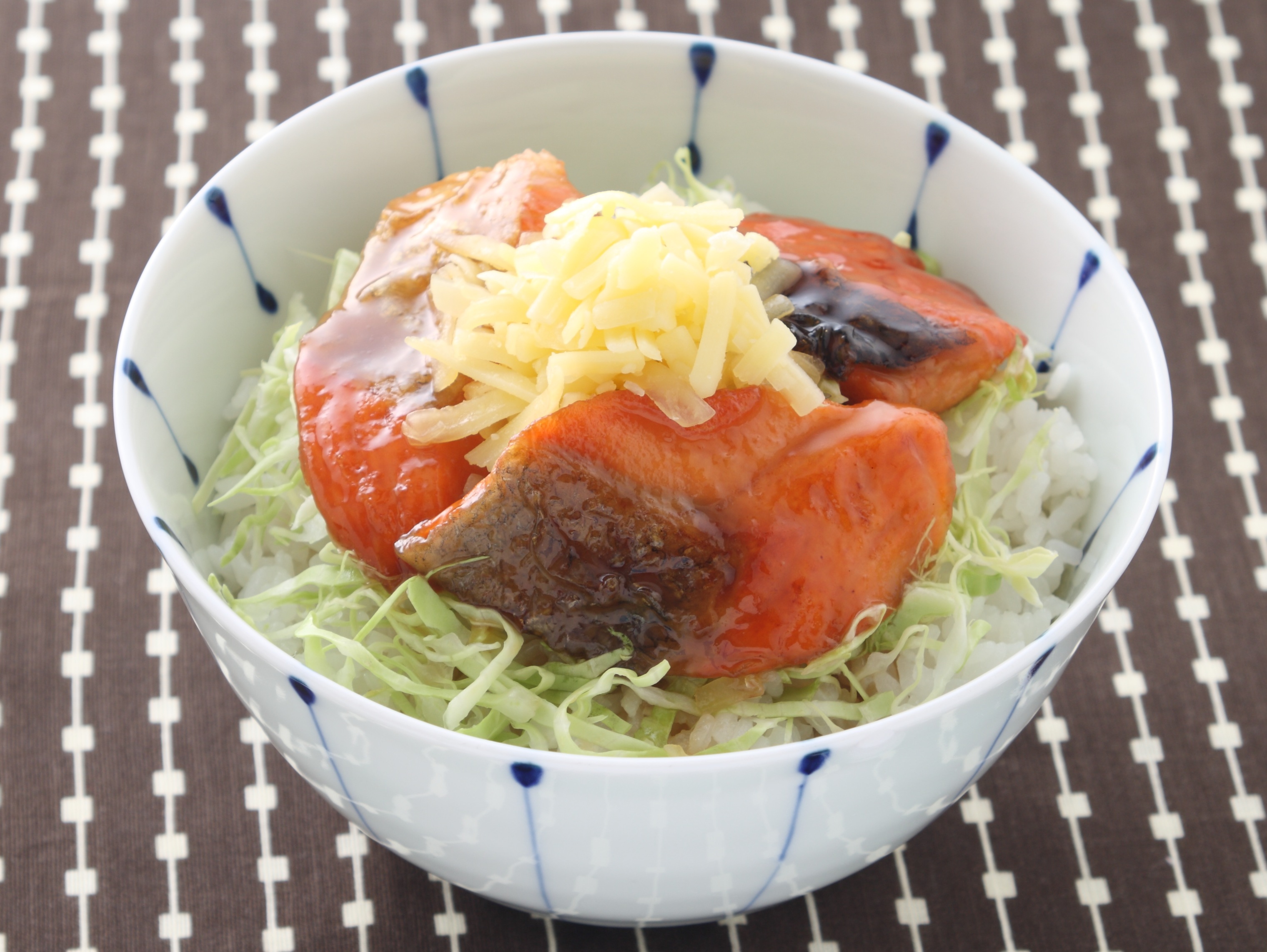 鮭の照焼き丼