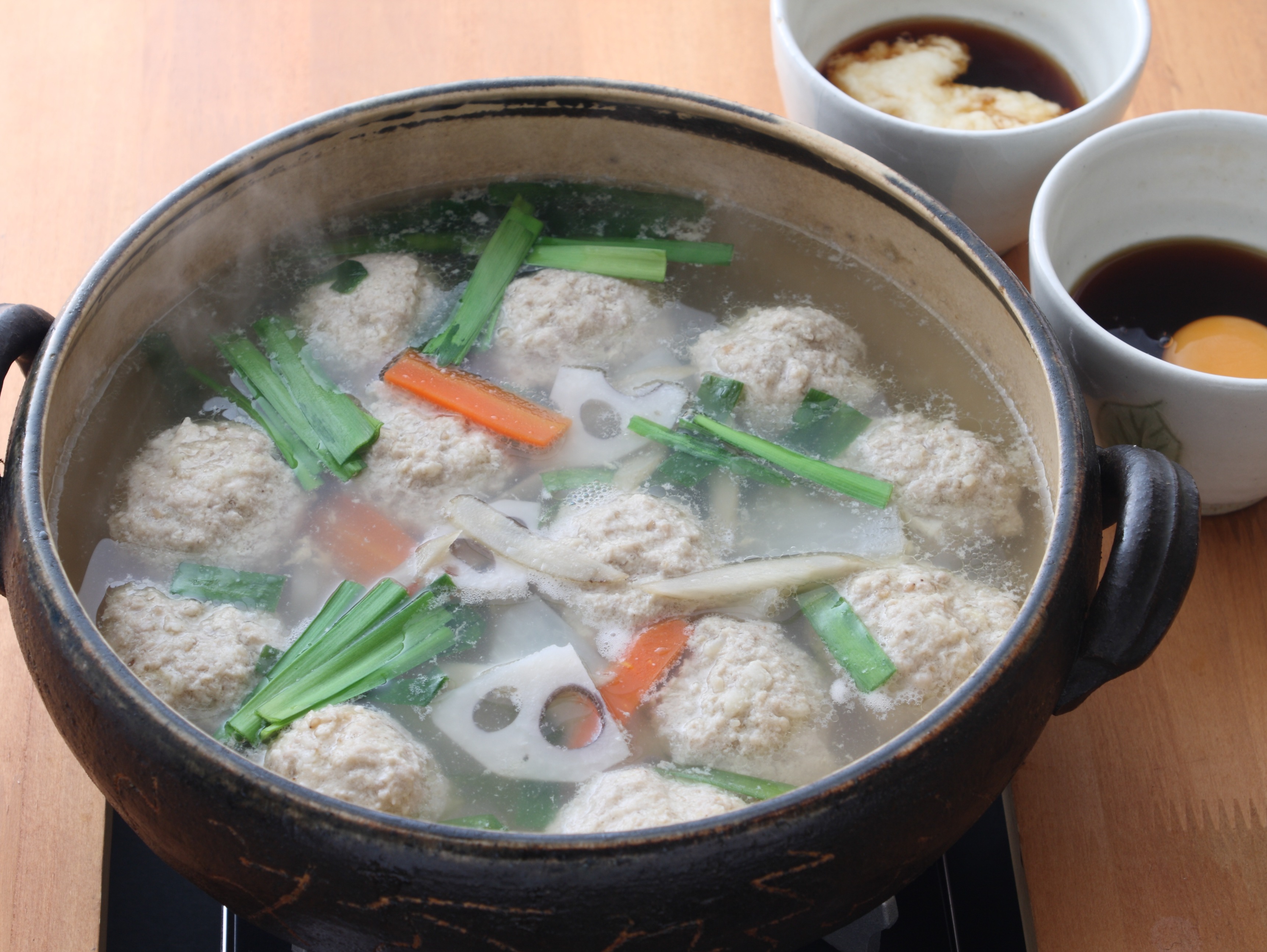 鶏だんご水炊き