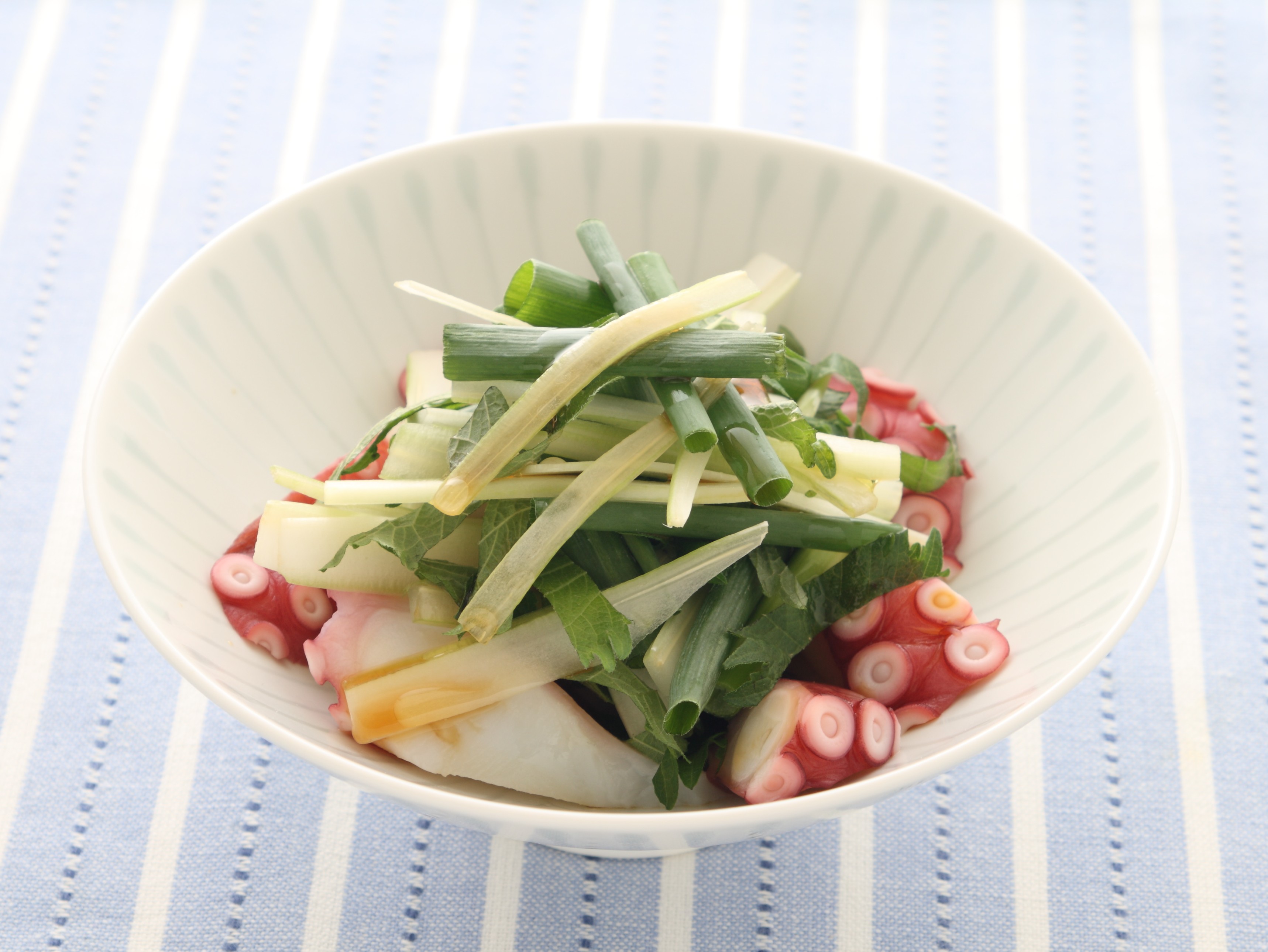 たこの香味野菜サラダのレシピ・作り方