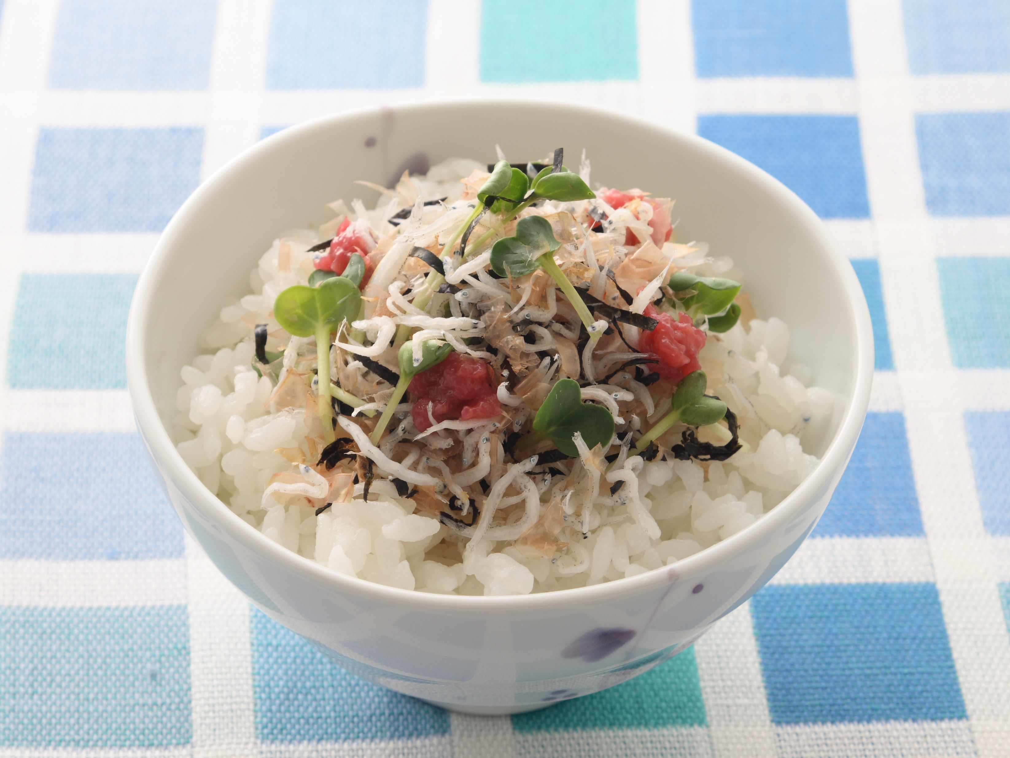 しらすとかいわれのすし丼のレシピ・作り方