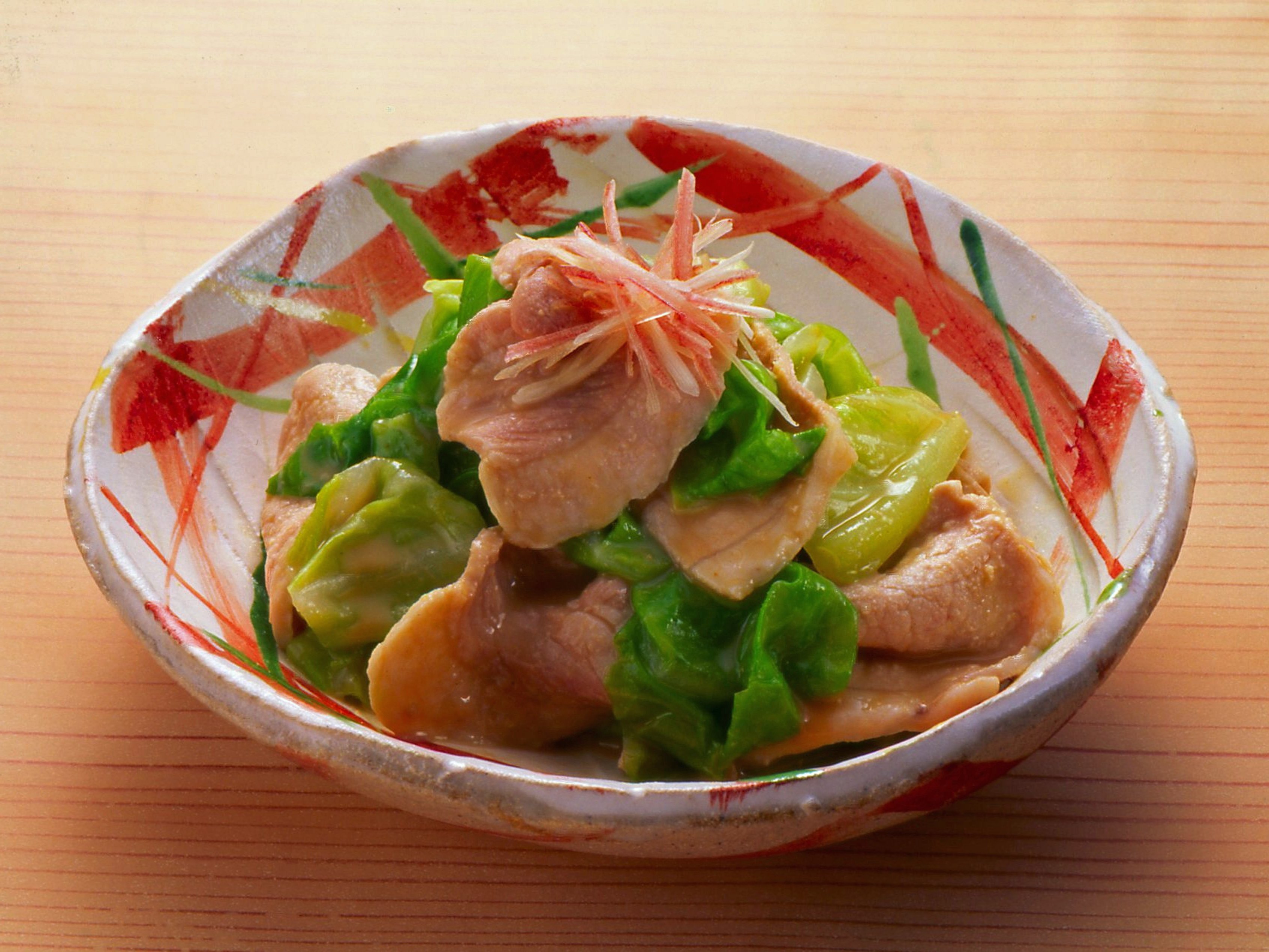 キャベツと豚肉のあえもの