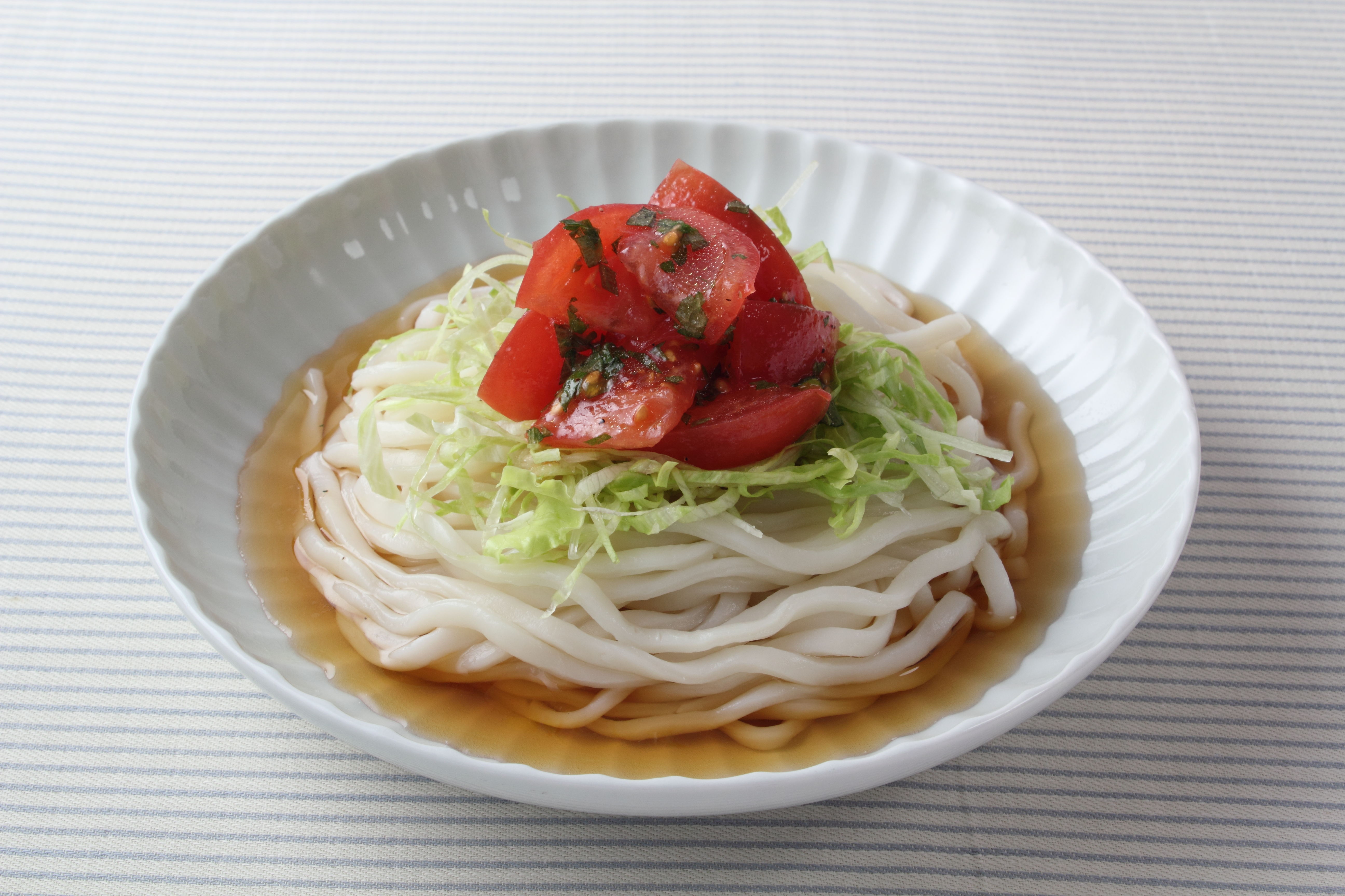 すっきりトマトサラダうどんのレシピ・作り方