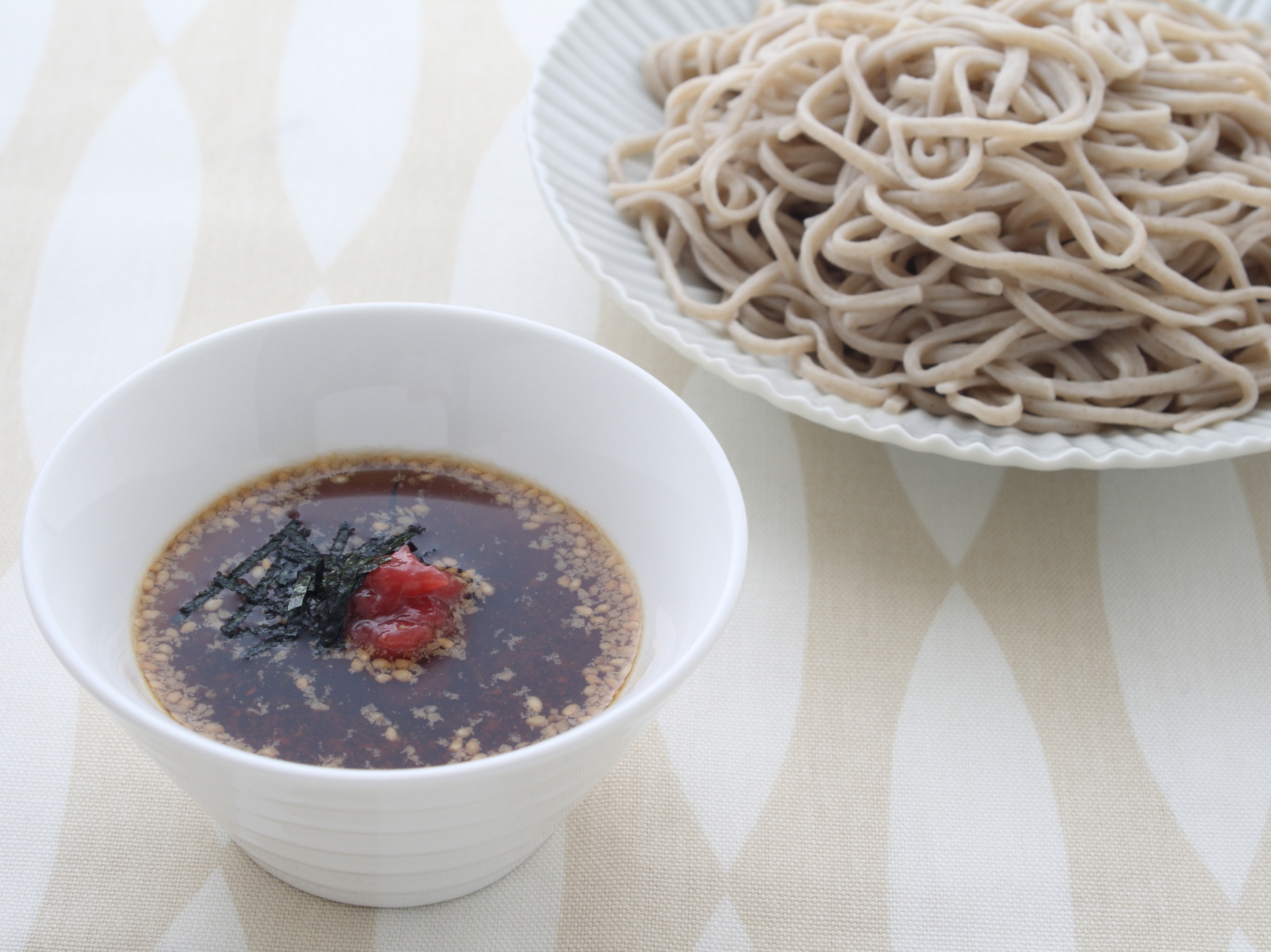 和風梅つけ麺のレシピ・作り方