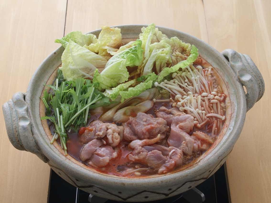 鶏肉の和風トマト鍋