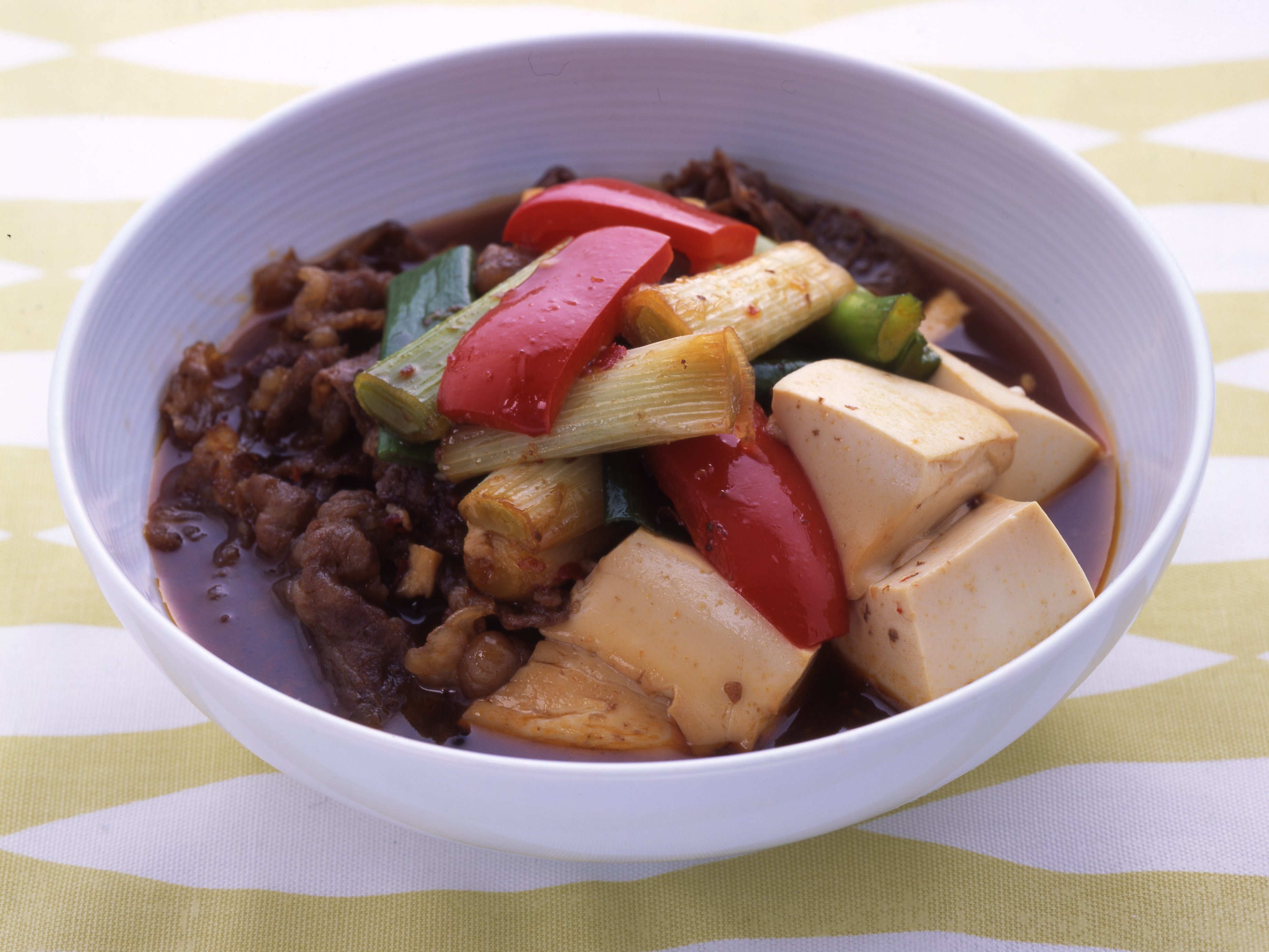 ピリ辛肉豆腐のレシピ・作り方