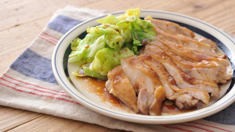 鶏もも肉のさっぱりレンジ煮