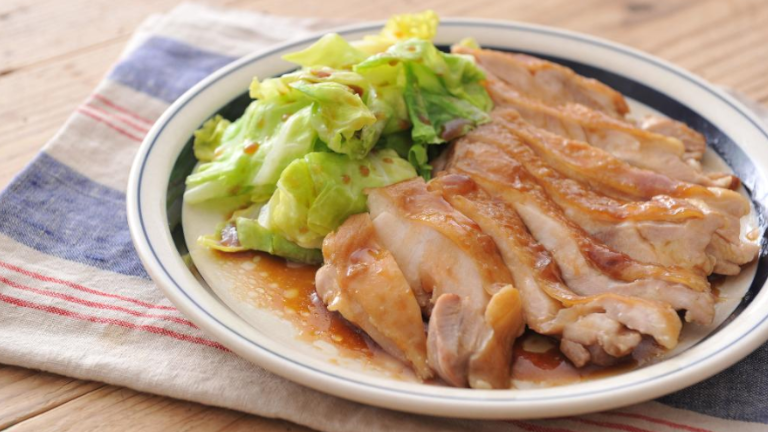 鶏もも肉のさっぱりレンジ煮