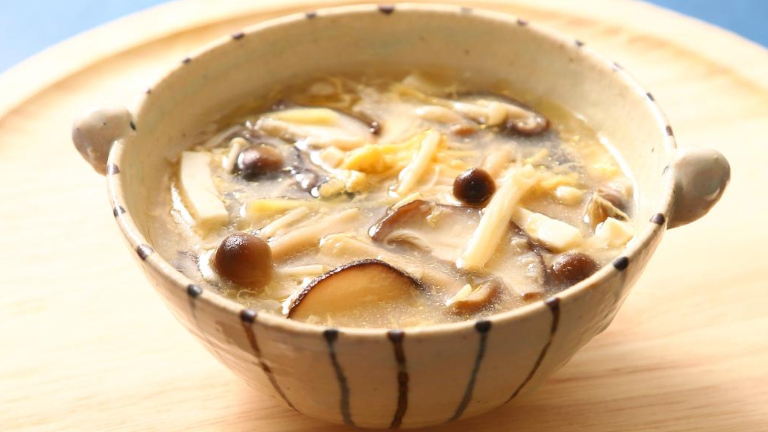 きのこの酸辣湯