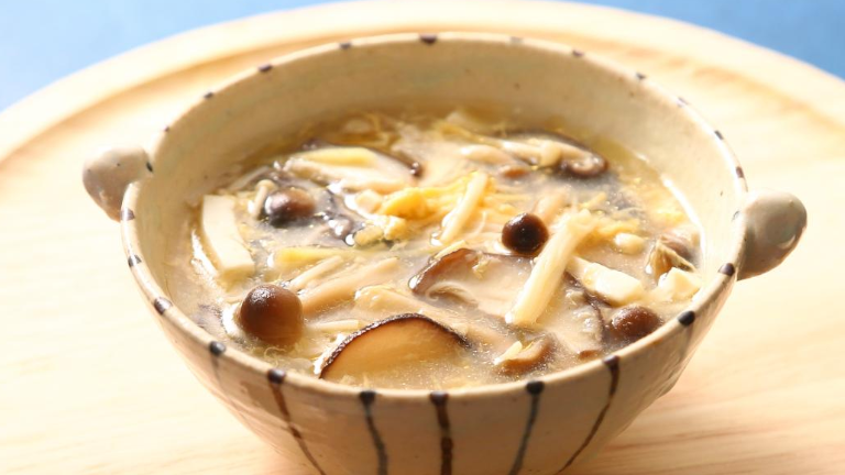 きのこの酸辣湯