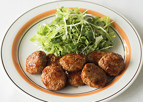 チーズinつくね甘酢ペッパーソース