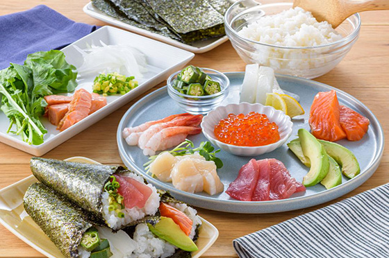 RECIPE1 海鮮手巻き寿司