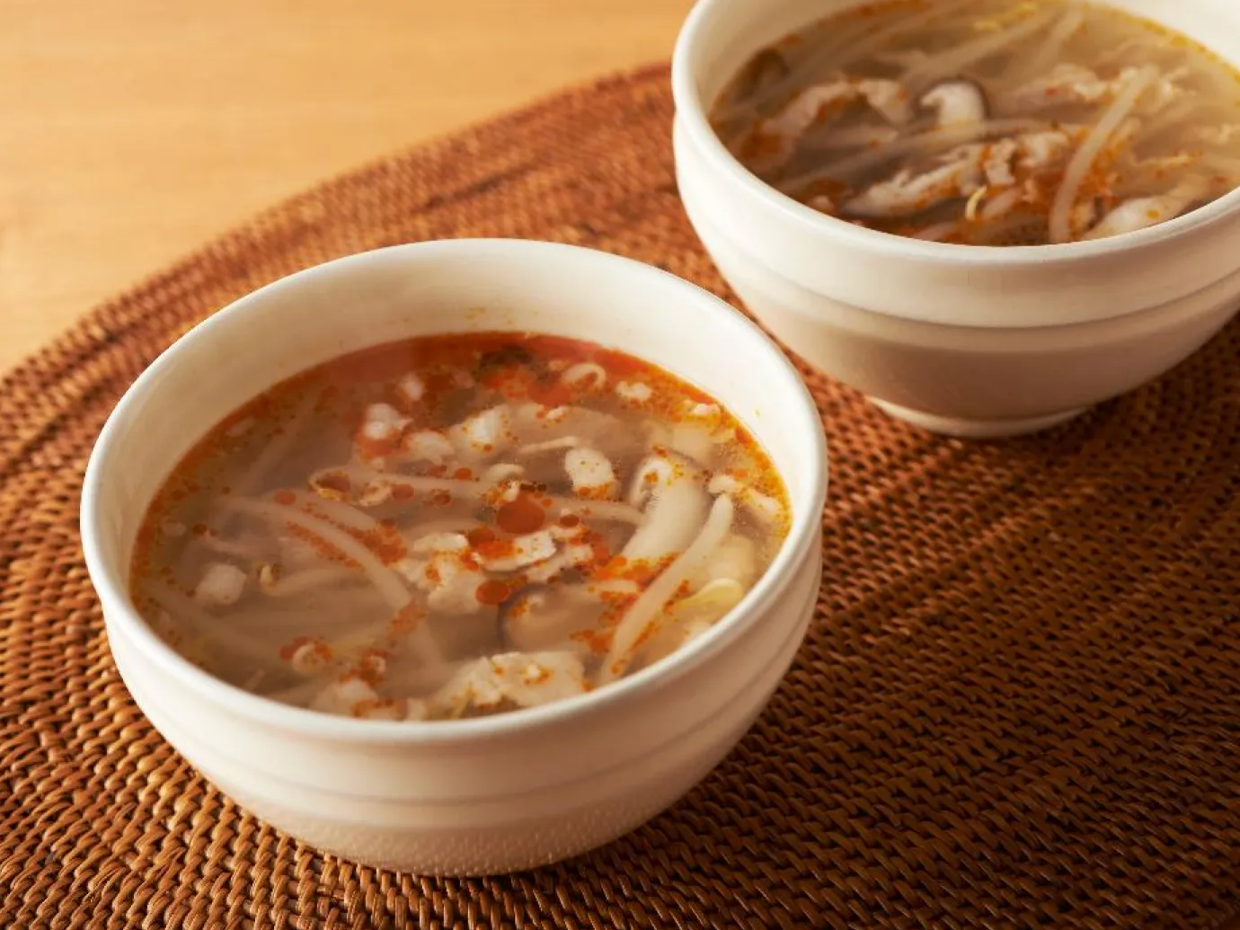 豚ともやしのサンラータン