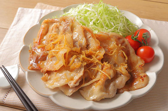 味付けは「カンタン酢」で！ 豚肉のしょうが焼き