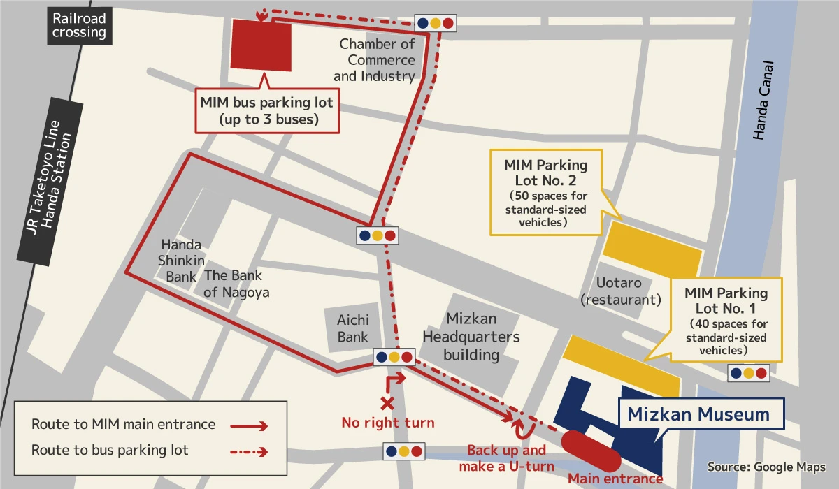 Bus parking information