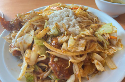 肉野菜炒め　うま辛ぽん酢味