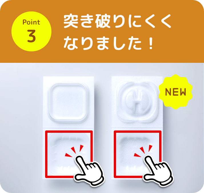 Point3 突き破りにくくなりました!
