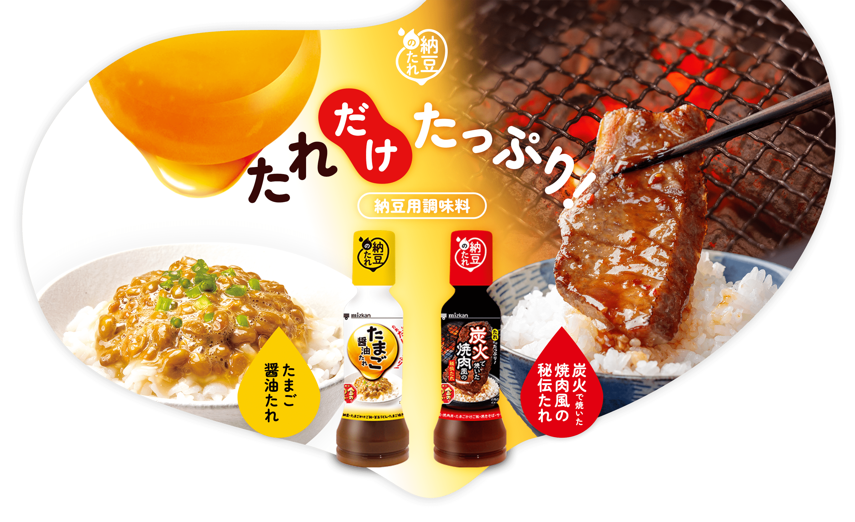 たれだけたっぷり！納豆用調味料