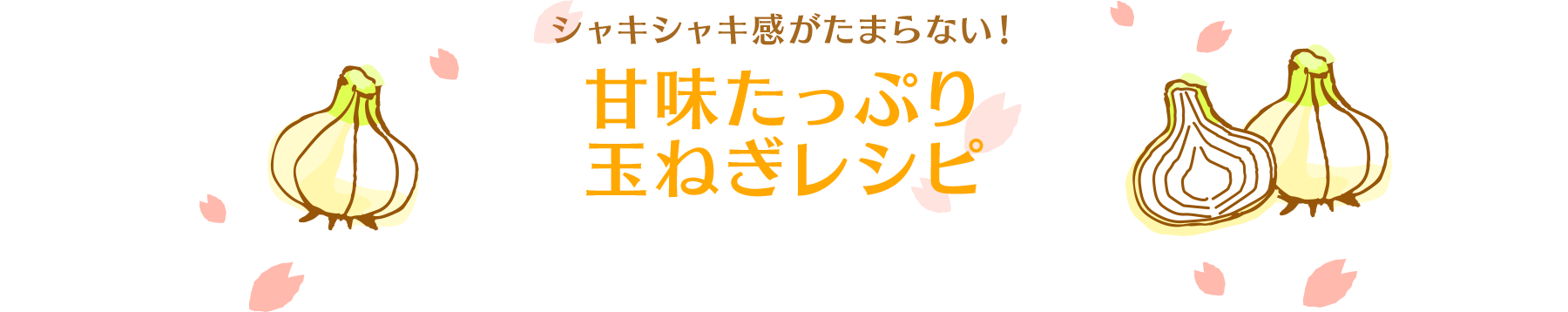 シャキシャキ感がたまらない！甘味たっぷり玉ねぎレシピ