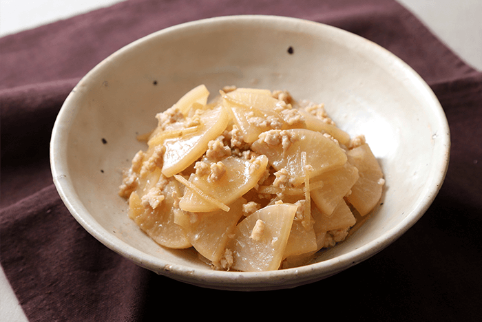 生姜たっぷり！大根とひき肉のうま煮 　レシピ画像