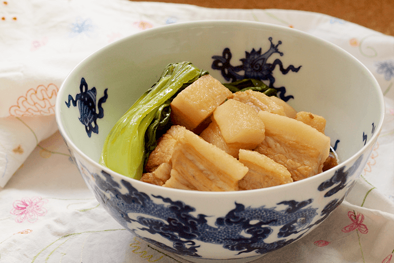 レンジで作る豚角煮　レシピ画像