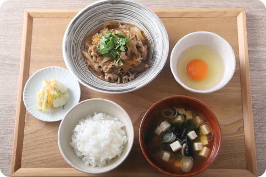 牛すき煮定食