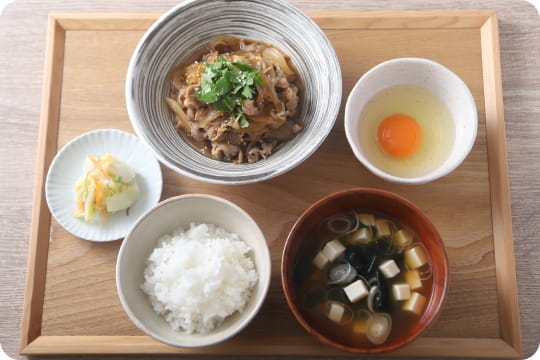 牛すき煮定食