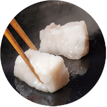 牛脂を使ったコクのある味わい
