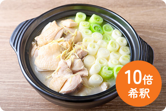 白ねぎの鶏白湯鍋