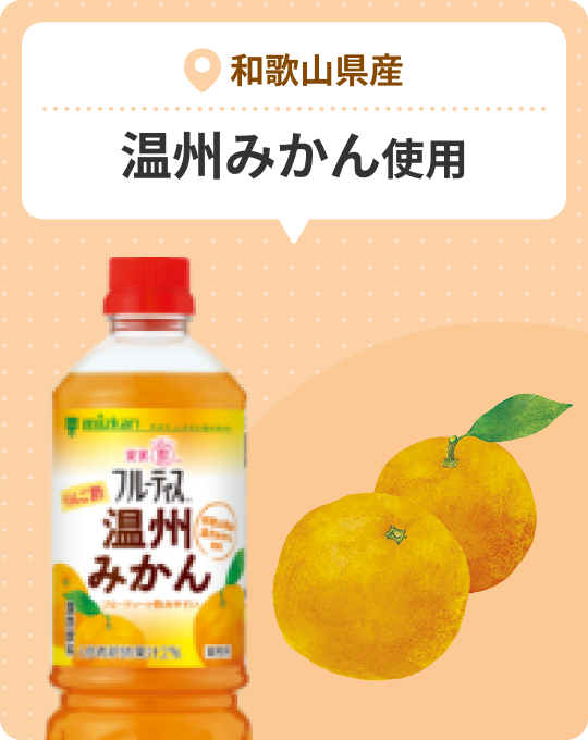 和歌山県産 温州みかん使用