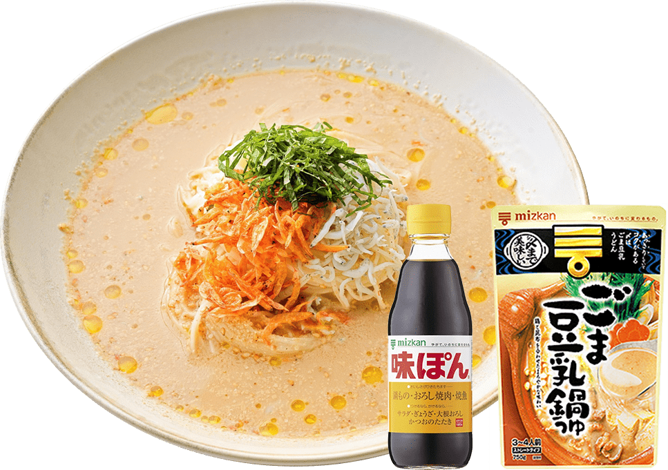 「ごま豆乳鍋つゆ」そうめん