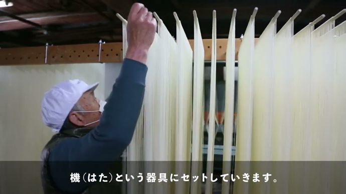 そうめん工場見学 亀屋植田製麺所（しゃかいか！提供）