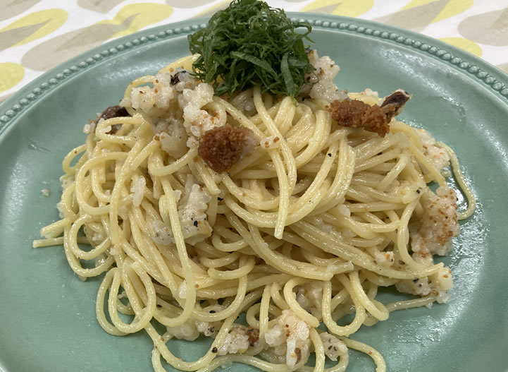 鮒ずしのパスタ