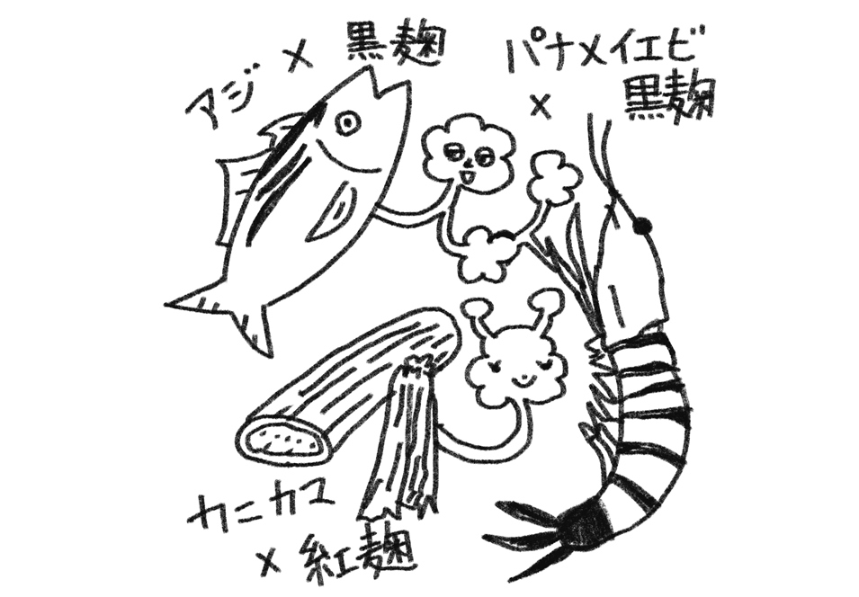 麹を使ったおすしのリデザイン