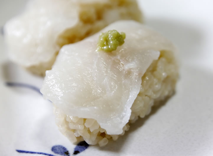 穴子の握り寿司